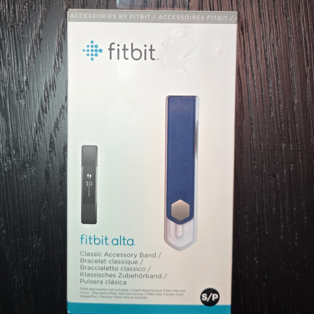 Nwt Fitbit Alta Classic Accessory Band, Blue, Size Small